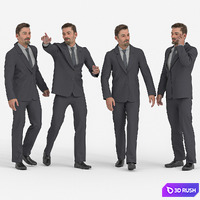 Boss Business man 04 poses