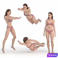Bikini Woman 04 Poses