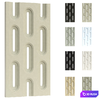 Decorative partition panel (PU)