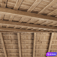 Wooden Ceiling V5 / Straight wooden ceiling