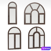 Arched plastic windows