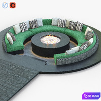 CIRCULAR POOL LOUNGE