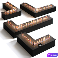 Biofireplaces SmartFire L Corner from Biograte