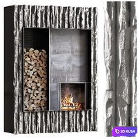 Loft fireplace