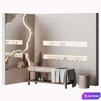 Modern spa room with massage couch 2