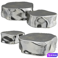 Roche Bobois cocktail table Silver Tree