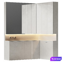 Modern minimalist bathroom furniture 2