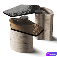 Henge Plynto Rapolano Stone Coffee Table