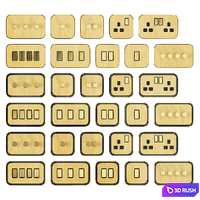 Pushka Gold sockets and switches