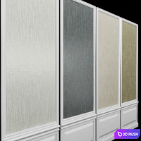Seabrook Damask Folio-5 3D Model Vray