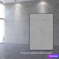 Concrete wall 353 3D Model Vray