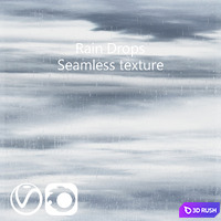Wet glass - drops after rain