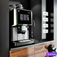 Coffe shop WMF 5000S 3D Model Vray, Corona