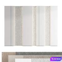 Decorative wall panel set 133