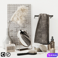 Beige Bathroom Set