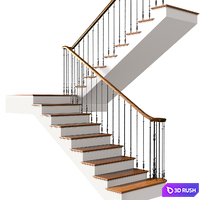 Modern Staircase in a classic style.Classic Modern  Art Deco interior Stair