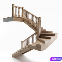 Staircase wooden winder