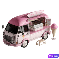 Foodtruck ice cream set 2