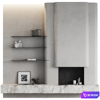Fireplace area Monolithic