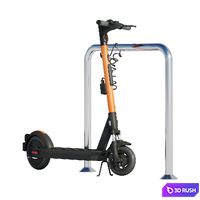 Ninebot MAX Pro electric scooter with parking column (kicksharing)