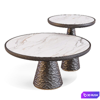 Poltrona Frau: DUO - Pedestal Tables