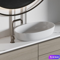 Bathroom Furniture 52 3D Model Vray, Corona
