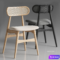 Larson chair 3D Model Vray, Corona