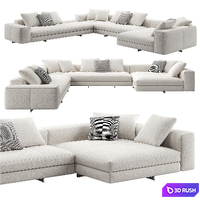 Yves Sofa 014 by Minotti