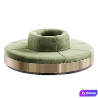Sofa for Mall or reception 3D Model Corona