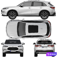 Honda ZR-V 3D Model Corona