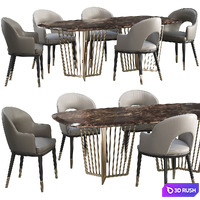 Dinning table Wooddi Alfieri + chair Wooddi Toledo
