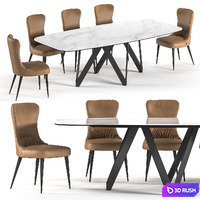 Calligaris cartesio 3D Model Vray
