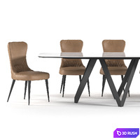 Calligaris cartesio 3D Model Vray