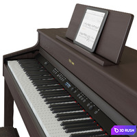 Roland HP 702 Digital Piano 3D Model Corona