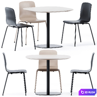 Hale Table by De Vorm 3D Model Corona