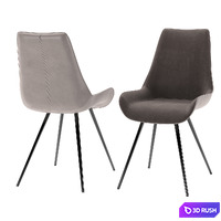 Celia Chair and Vermont Table 3D Model Corona
