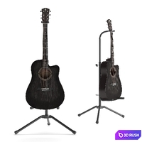 Rockdale Guitar 3D Model Corona