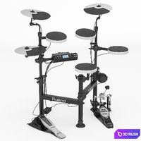 Electronic drum set ROLAND TD-4 3D Model