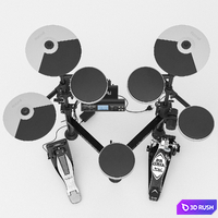 Electronic drum set ROLAND TD-4 3D Model Corona