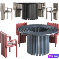 Dining table Helix and chair Helix concept