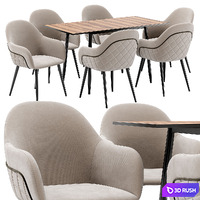 Novel dining chair and Enlay table