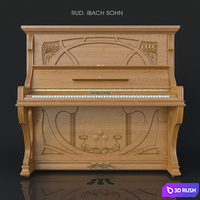 Piano Rud Ibach Sohn 3D Model Corona