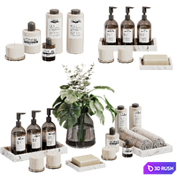 Decorative bathroom set 04