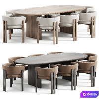Bay Chair and Sakurai Dining Table