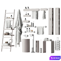 Set of bathroom accessories and decor 3