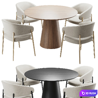 Dining chair and table158