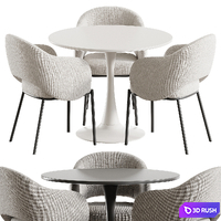Daisy chair and Tulip table
