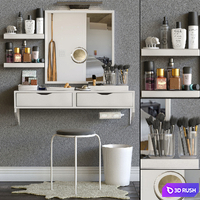Dressing table with cosmetics. Makeup 4