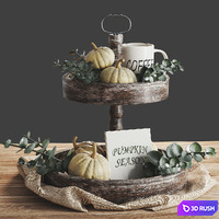 Pumpkins decor set