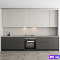 Kitchen Modern - White and Gray Cabinets 74